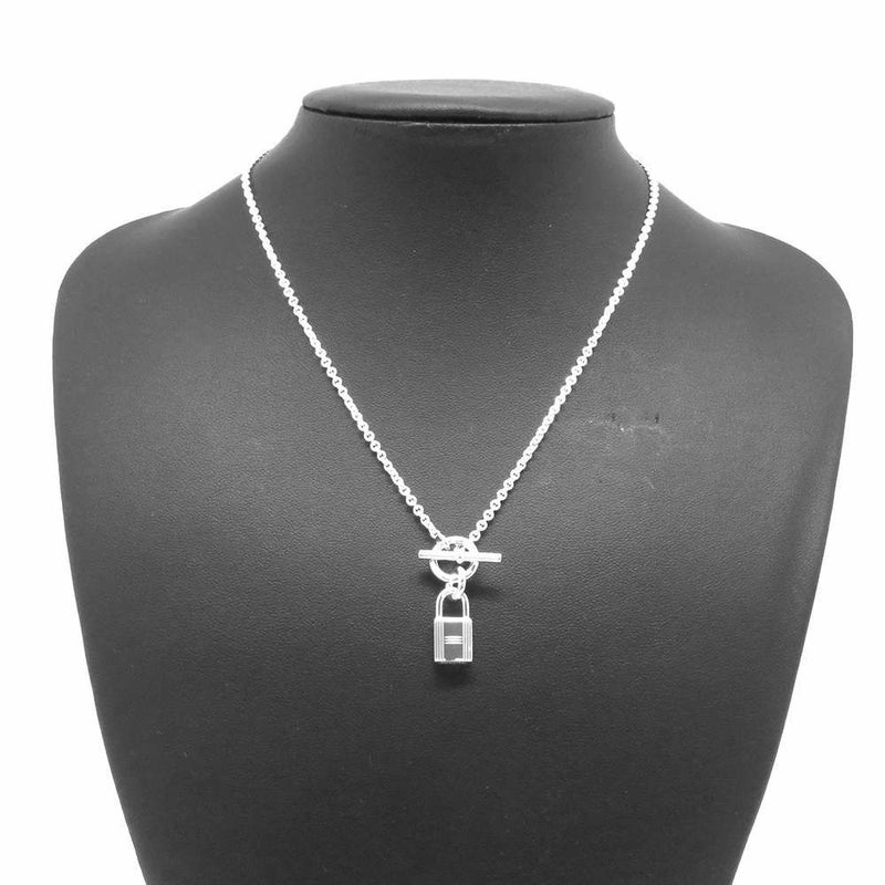 エルメス ネックレス アミュレット ケリー・カデナ SV925シルバー HERMES ペンダント