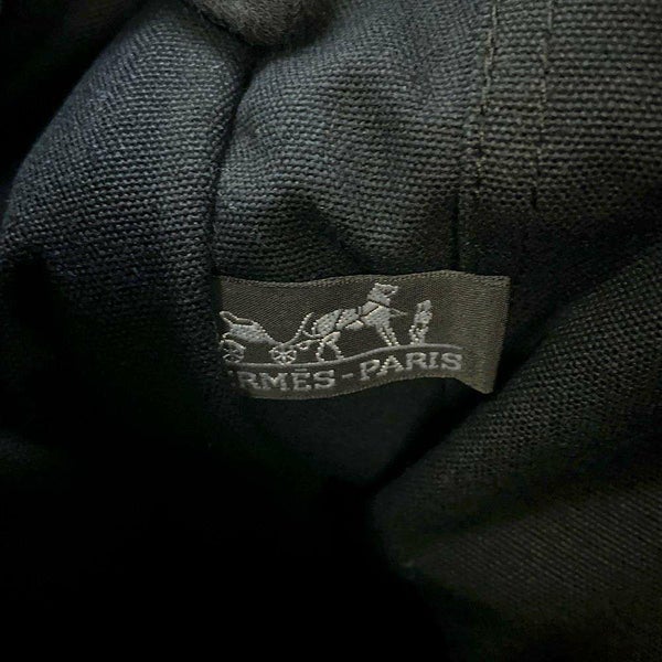 エルメス トートバッグ フールトゥMM キャンバス HERMES 黒