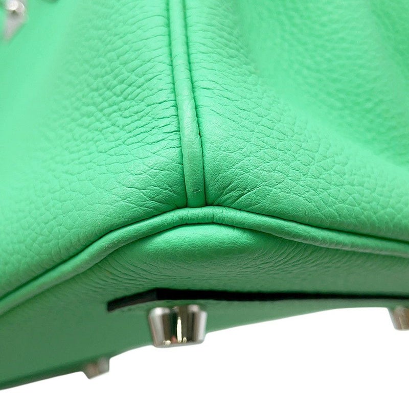 エルメス バーキン25 ヴェールコミック/シルバー金具 トゴ W刻印 HERMES Birkin ハンドバッグ