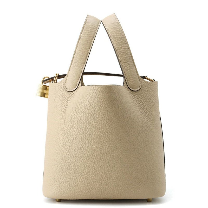 エルメス ハンドバッグ ピコタンロックPM トレンチ/ゴールド金具 トリヨンクレマンス K刻印