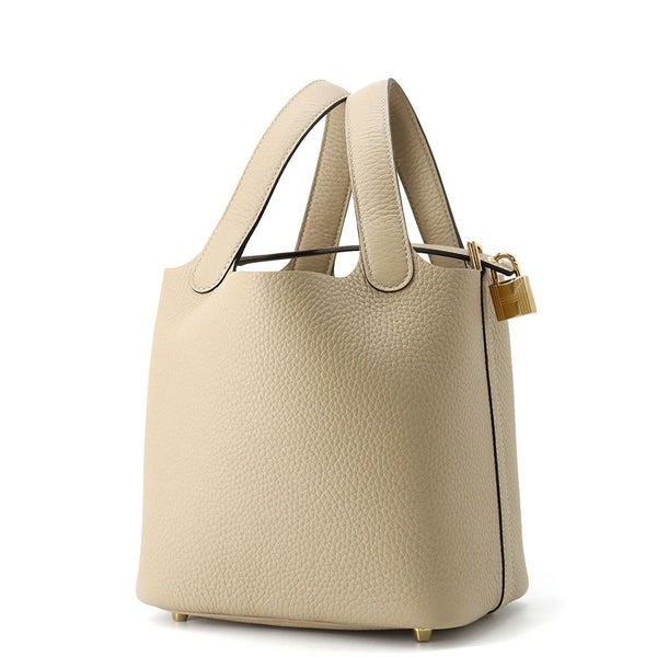 エルメス ハンドバッグ ピコタンロックPM トレンチ/ゴールド金具 トリヨンクレマンス K刻印