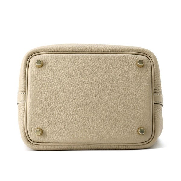 エルメス ハンドバッグ ピコタンロックPM トレンチ/ゴールド金具 トリヨンクレマンス K刻印