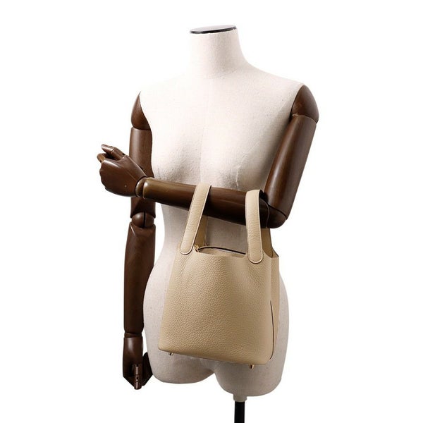 エルメス ハンドバッグ ピコタンロックPM トレンチ/ゴールド金具 トリヨンクレマンス K刻印