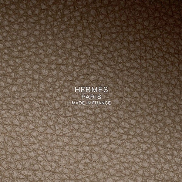 エルメス ハンドバッグ ピコタンロックPM エトゥープ/シルバー金具 トリヨンクレマンス K刻印