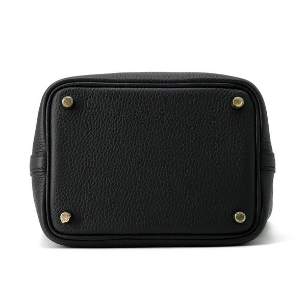 エルメス ハンドバッグ ピコタンロックPM ブラック/ゴールド金具 トリヨンクレマンス K刻印 黒