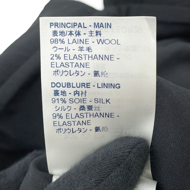 ルイヴィトン ワンピース フリル ウール レディースサイズ38 LOUIS VUITTON 黒 ブラック セール品