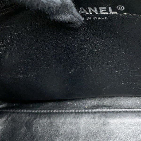 シャネル ハンドバッグ マトラッセ トップハンドル ココマーク キャビアスキン CHANEL 黒