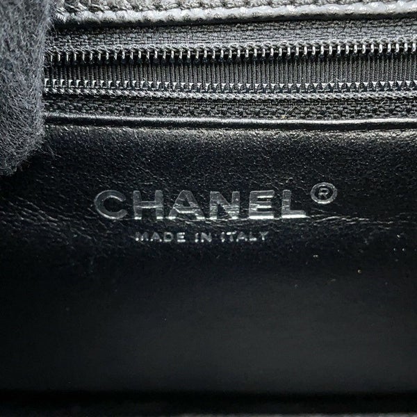 シャネル ハンドバッグ マトラッセ トップハンドル ココマーク キャビアスキン CHANEL 黒