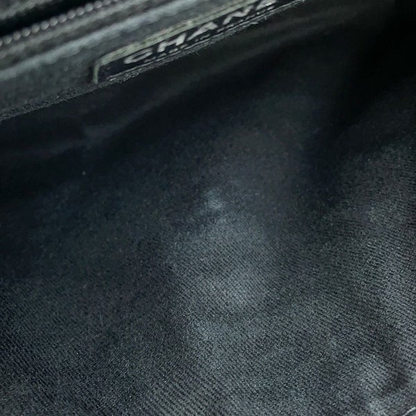 シャネル チェーンショルダーバッグ ココマーク キャビアスキン CHANEL 黒