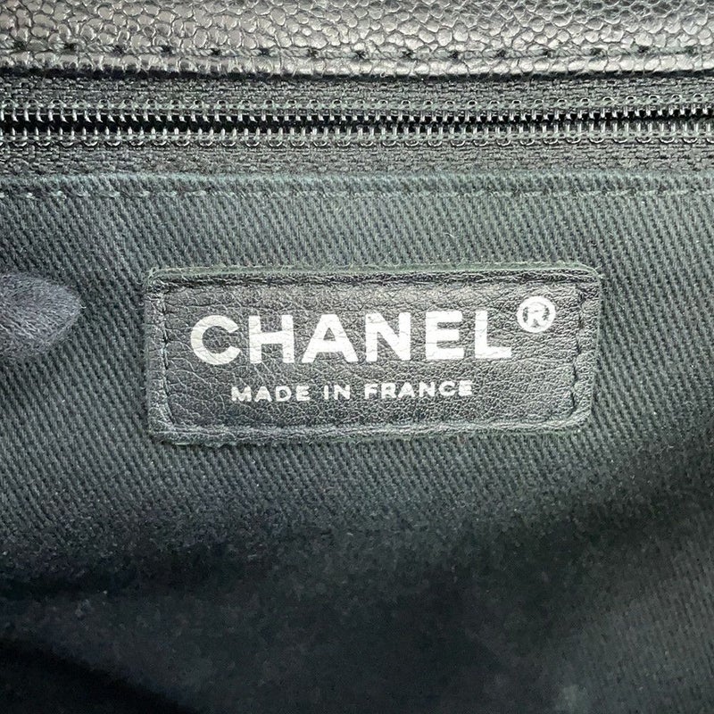 シャネル チェーンショルダーバッグ ココマーク キャビアスキン CHANEL 黒