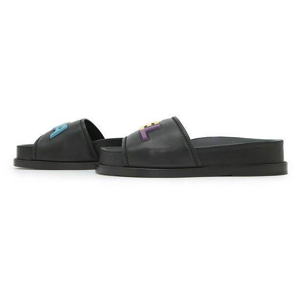 シャネル サンダル ココマーク CHANELロゴ レザー レディースサイズ37C G38933 CHANEL 靴 黒