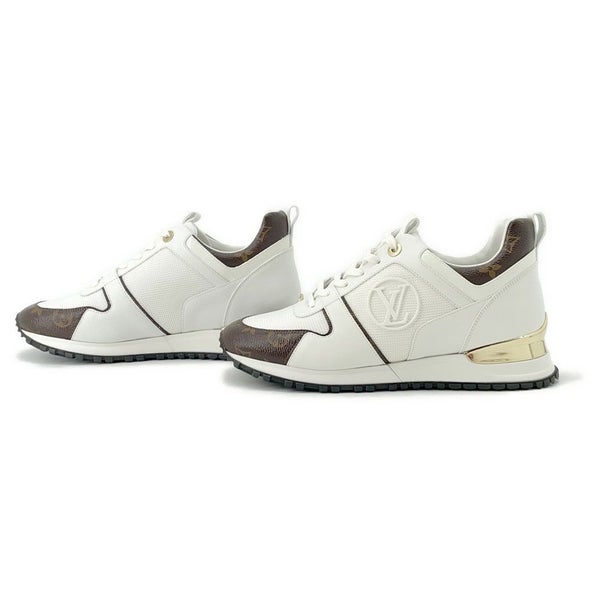 ルイヴィトン スニーカー モノグラム ランアウェイ・スニーカー レディースサイズ39 1/2 LOUIS VUITTON 靴 白