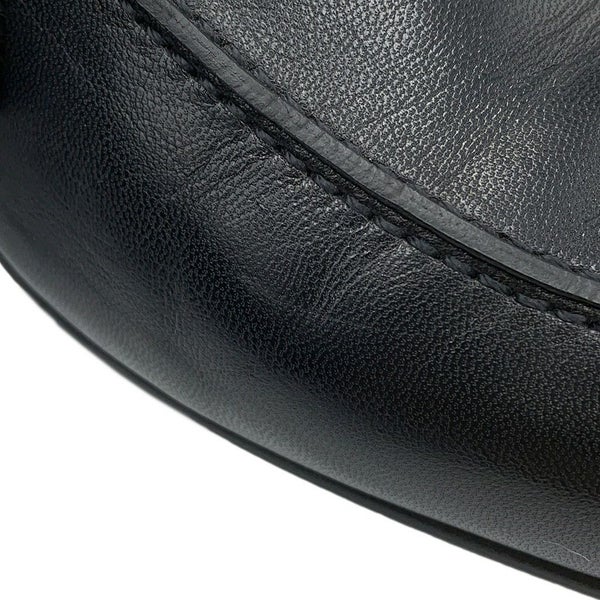 エルメス モカシン パリ レザー メンズサイズ44 HERMES 靴 黒