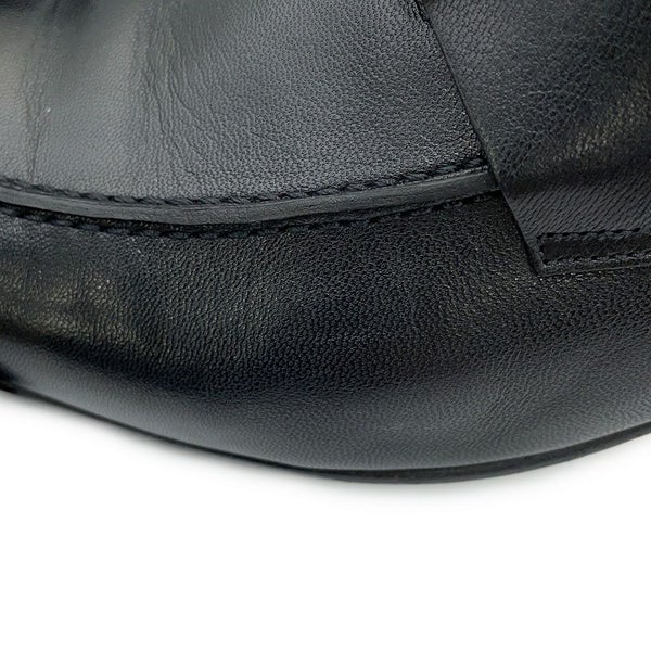 エルメス モカシン パリ レザー メンズサイズ44 HERMES 靴 黒