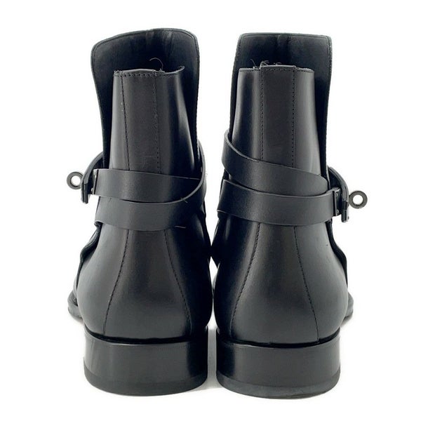 エルメス ブーツ フォーチュン カーフレザー メンズサイズ44 HERMES 靴 ショートブーツ 黒