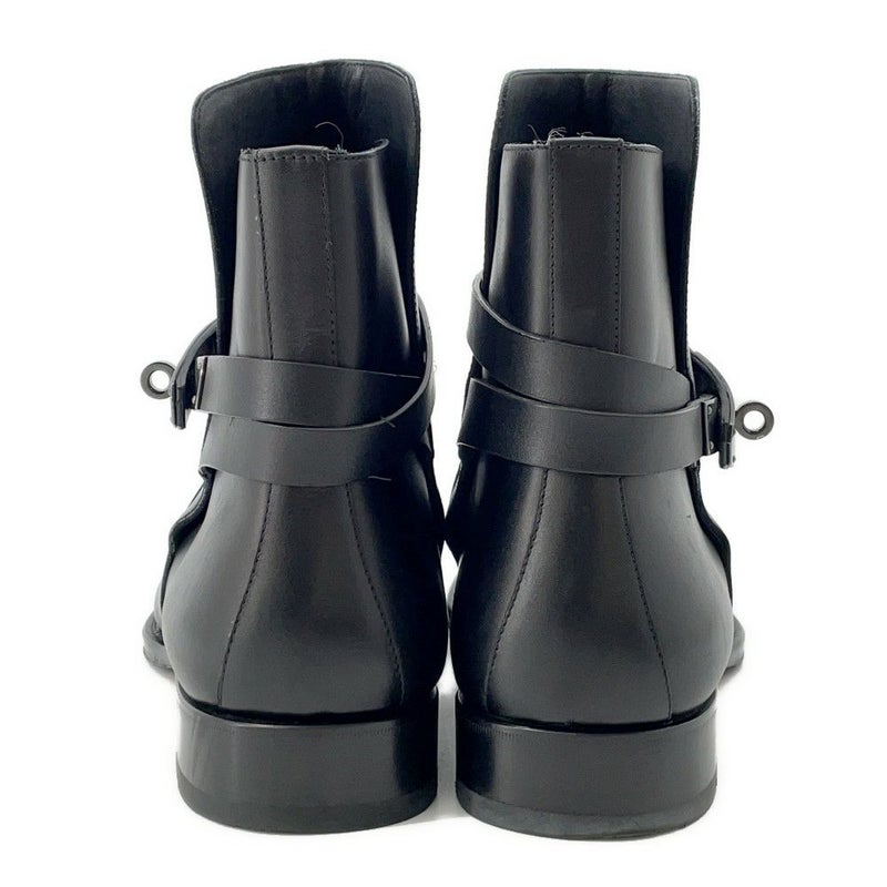 エルメス ブーツ フォーチュン カーフレザー メンズサイズ44 HERMES 靴 ショートブーツ 黒