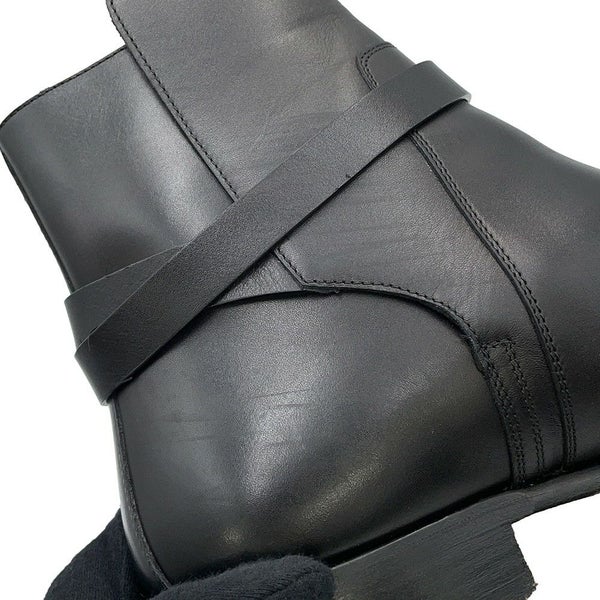 エルメス ブーツ フォーチュン カーフレザー メンズサイズ44 HERMES 靴 ショートブーツ 黒