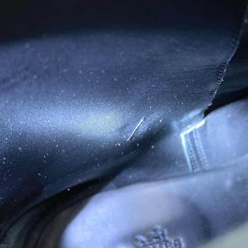 エルメス ブーツ フォーチュン カーフレザー メンズサイズ44 HERMES 靴 ショートブーツ 黒