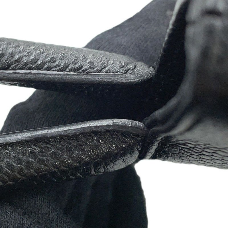 シャネル ハンドバッグ ココマーク キャビアスキン CHANEL 黒