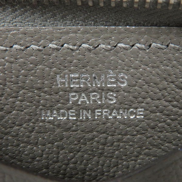 エルメス カードケース ジップ アン ゴー グリメイヤー/シルバー金具 エバーカラー K刻印 HERMES 定期入れ
