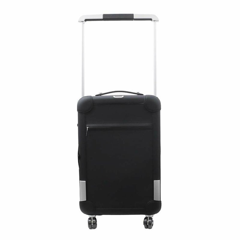 エルメス キャリーケース ローリング・モビリティ・スーツケース ブラック/マットシルバー金具 レザー B刻印 黒