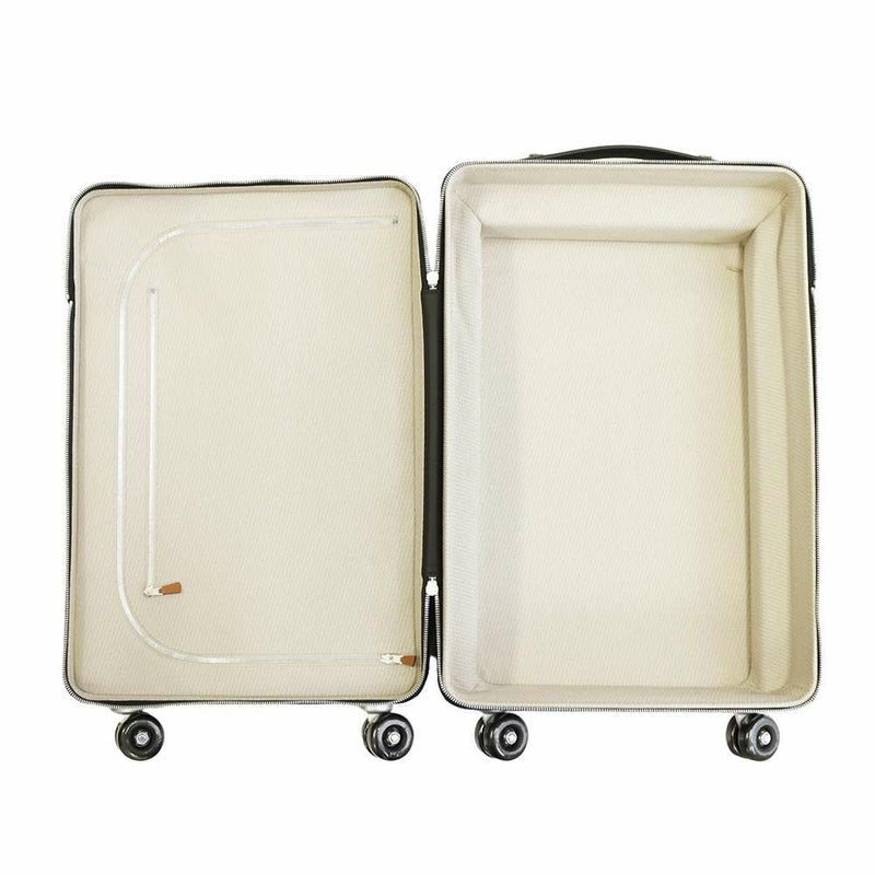 エルメス キャリーケース ローリング・モビリティ・スーツケース ブラック/マットシルバー金具 レザー B刻印 黒