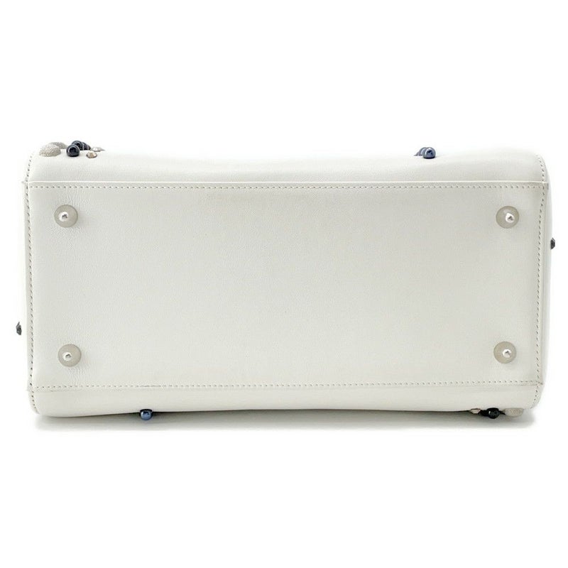 クリスチャン・ディオール ハンドバッグ レディディオール ミディアム レザー ラインストーン 2way