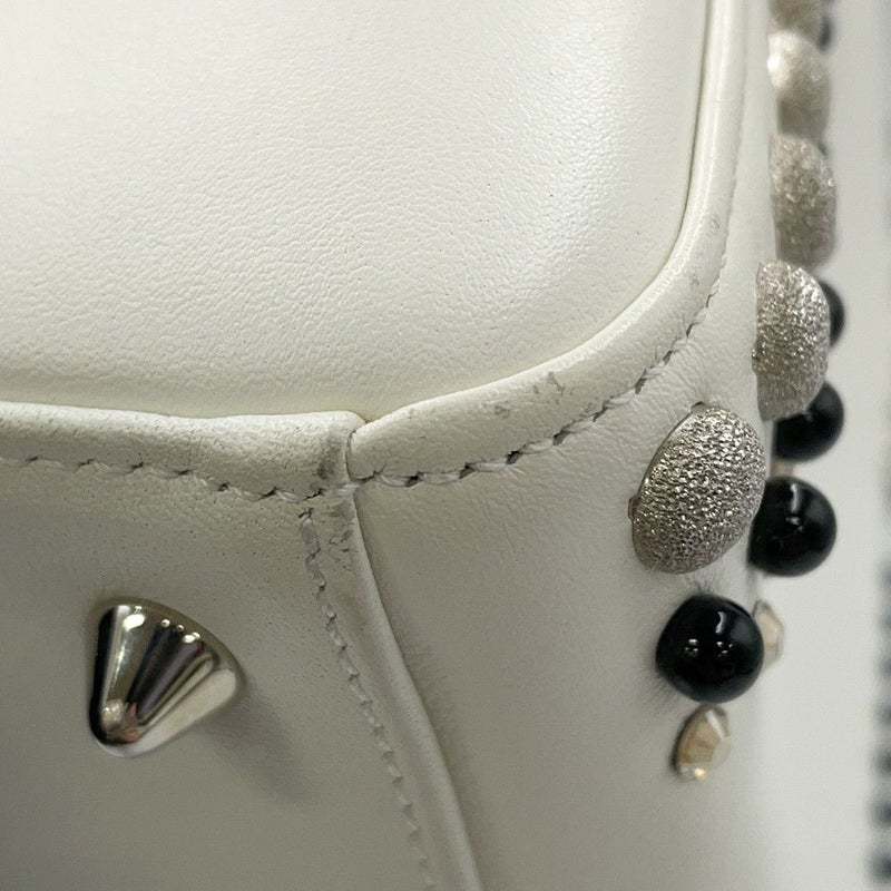 クリスチャン・ディオール ハンドバッグ レディディオール ミディアム レザー ラインストーン 2way