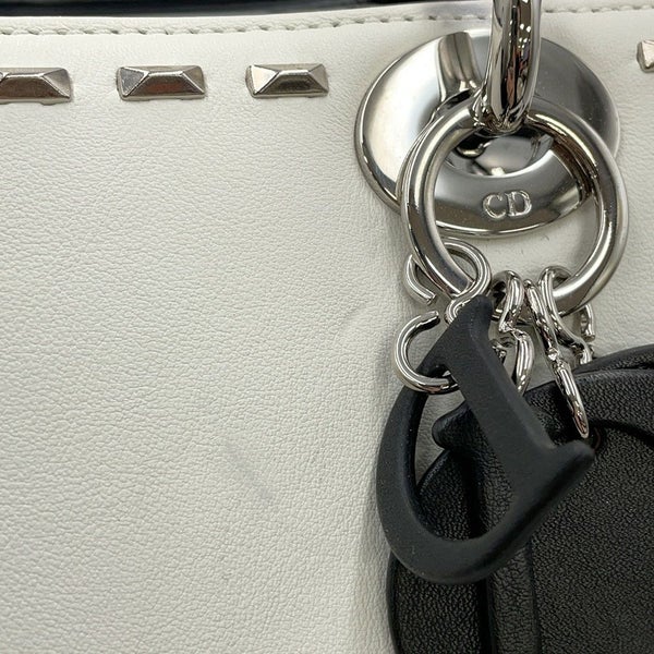 クリスチャン・ディオール ハンドバッグ レディディオール ミディアム レザー ラインストーン 2way