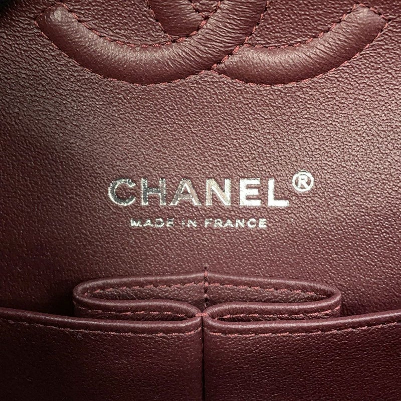 シャネル チェーンショルダーバッグ マトラッセ23 ココマーク ダブルチェーン A01113 CHANEL 黒