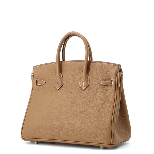 エルメス バーキン25 ゴールド/シルバー金具 トゴ K刻印 HERMES Birkin ハンドバッグ