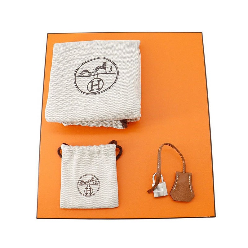 エルメス バーキン25 ゴールド/シルバー金具 トゴ K刻印 HERMES Birkin ハンドバッグ