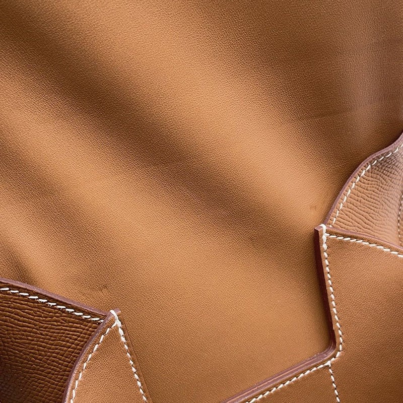 エルメス デッラ・カヴァッレリア ミニ ゴールド/ゴールド金具 ヴォーエプソン B刻印