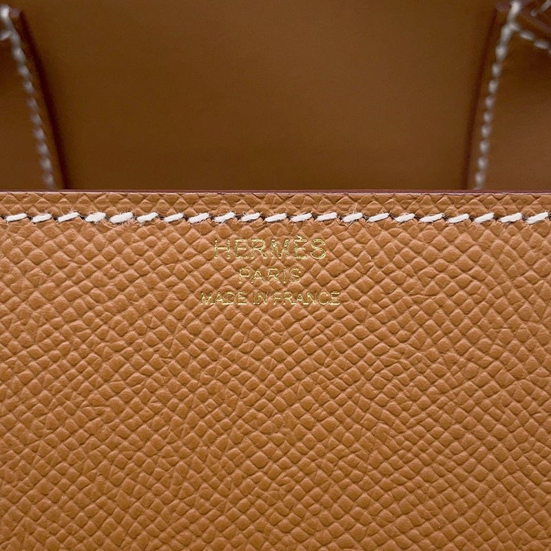 エルメス デッラ・カヴァッレリア ミニ ゴールド/ゴールド金具 ヴォーエプソン B刻印