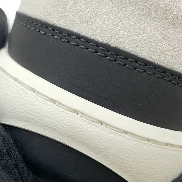 シャネル スニーカー ココマーク レザー スエード レディースサイズ38 G45212 CHANEL 靴 白 黒