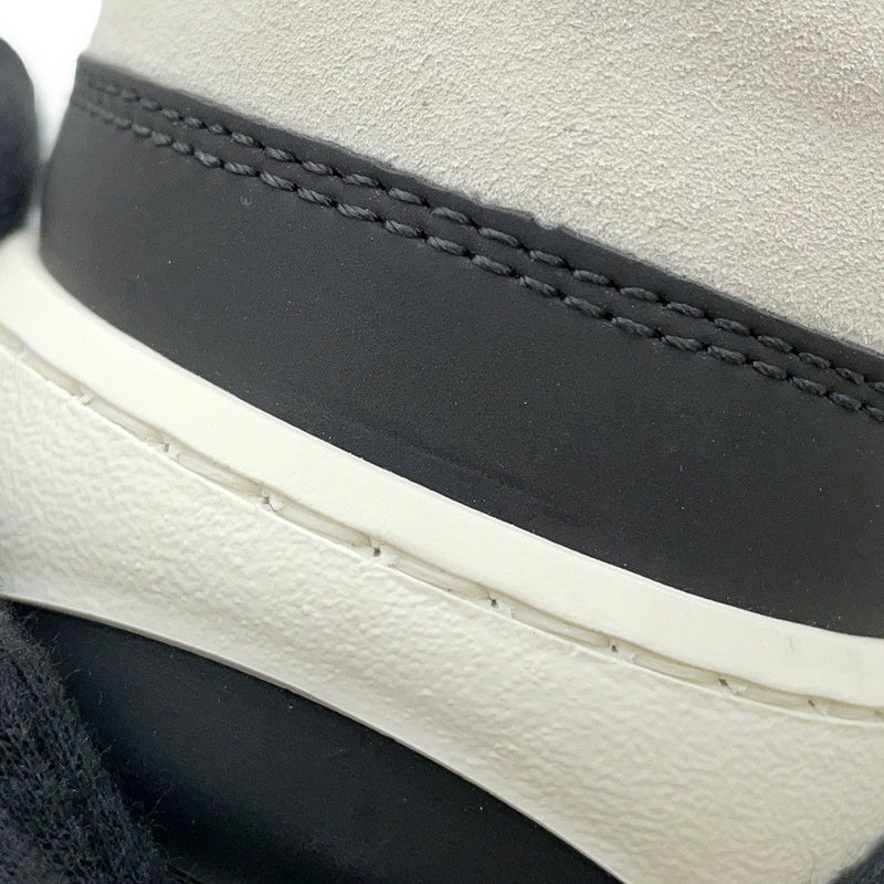 シャネル スニーカー ココマーク レザー スエード レディースサイズ38 G45212 CHANEL 靴 白 黒