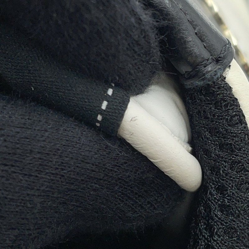 シャネル スニーカー ココマーク レザー スエード レディースサイズ38 G45212 CHANEL 靴 白 黒