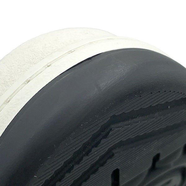 シャネル スニーカー ココマーク レザー スエード レディースサイズ38 G45212 CHANEL 靴 白 黒