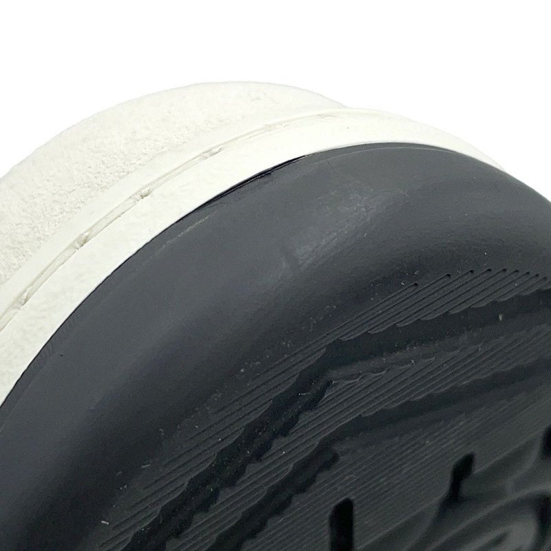 シャネル スニーカー ココマーク レザー スエード レディースサイズ38 G45212 CHANEL 靴 白 黒