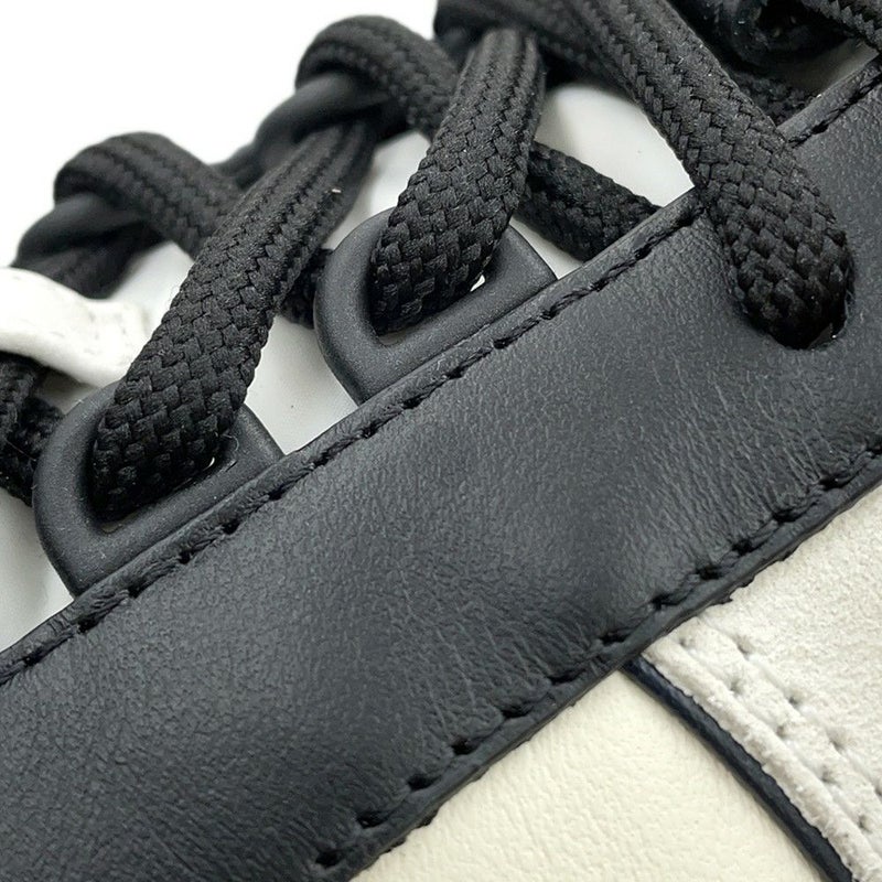 シャネル スニーカー ココマーク レザー スエード レディースサイズ38 G45212 CHANEL 靴 白 黒