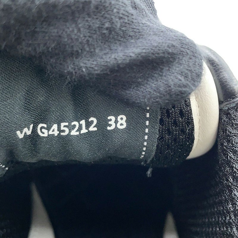 シャネル スニーカー ココマーク レザー スエード レディースサイズ38 G45212 CHANEL 靴 白 黒