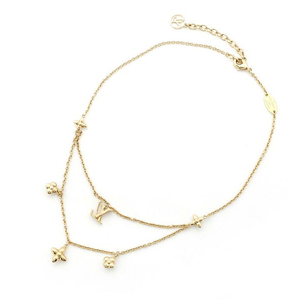 ルイヴィトン ネックレス LV フローラグラム メタル レジン M00981 LOUIS VUITTON アクセサリー