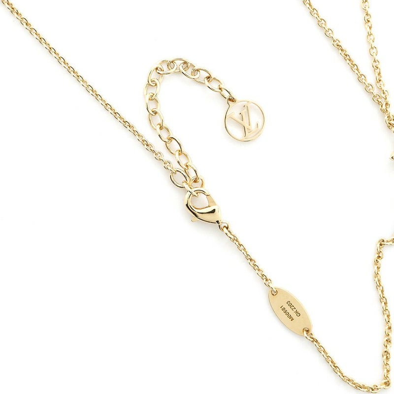 ルイヴィトン ネックレス LV フローラグラム メタル レジン M00981 LOUIS VUITTON アクセサリー