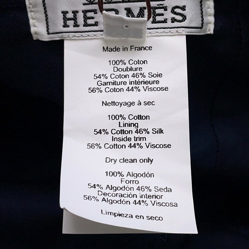 エルメス キャップ デイビス ポワ・メドール コットン サイズ59 HERMES 帽子