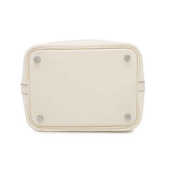 エルメス ハンドバッグ ピコタンロックPM カーゴ ナタ/シルバー金具 トワルゴエラン/スイフト Z刻印