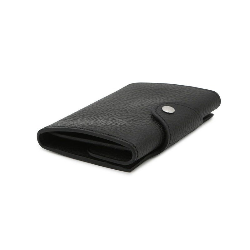 エルメス コインケース イリアード コンパクト ブラック/シルバー金具 ヴァッシュ・ギャロップ・ドゥ・エルメス B刻印 黒