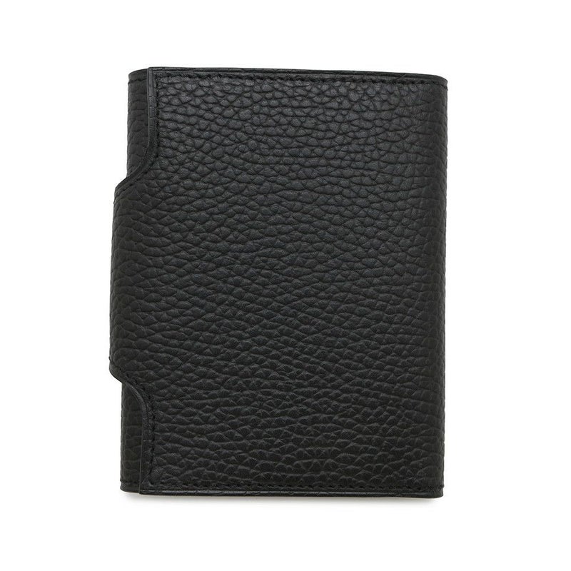 エルメス コインケース イリアード コンパクト ブラック/シルバー金具 ヴァッシュ・ギャロップ・ドゥ・エルメス B刻印 黒