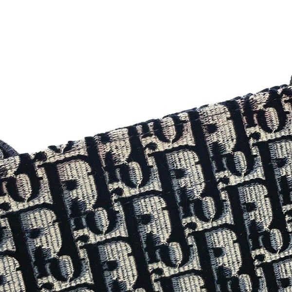 クリスチャン・ディオール トートバッグ ブックトート オブリーク ミディアム ベロア キャンバス Dior トロッター