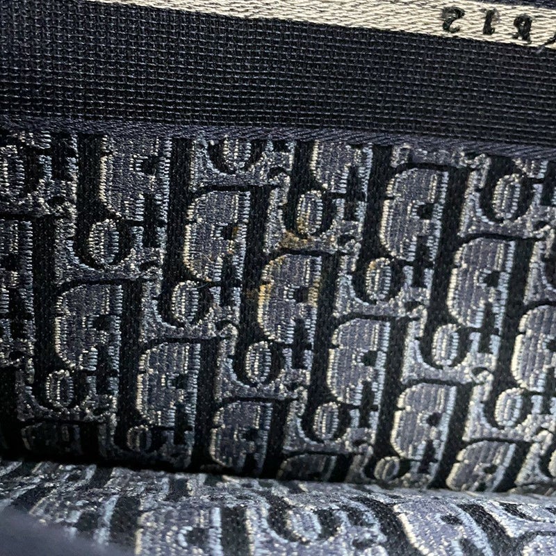 クリスチャン・ディオール トートバッグ ブックトート オブリーク ミディアム ベロア キャンバス Dior トロッター