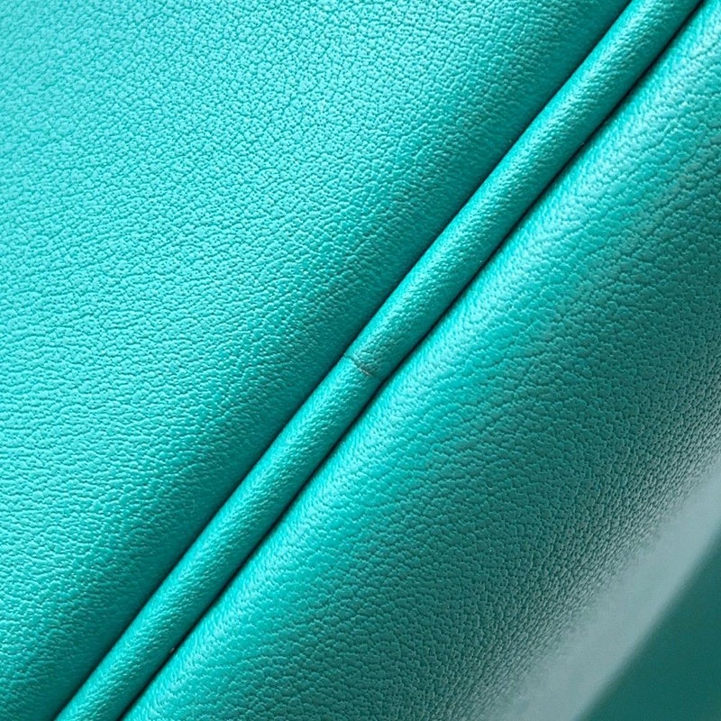 エルメス ハンドバッグ プリュム ミニ ブルーパオン/シルバー金具 スイフト X刻印 HERMES バッグ